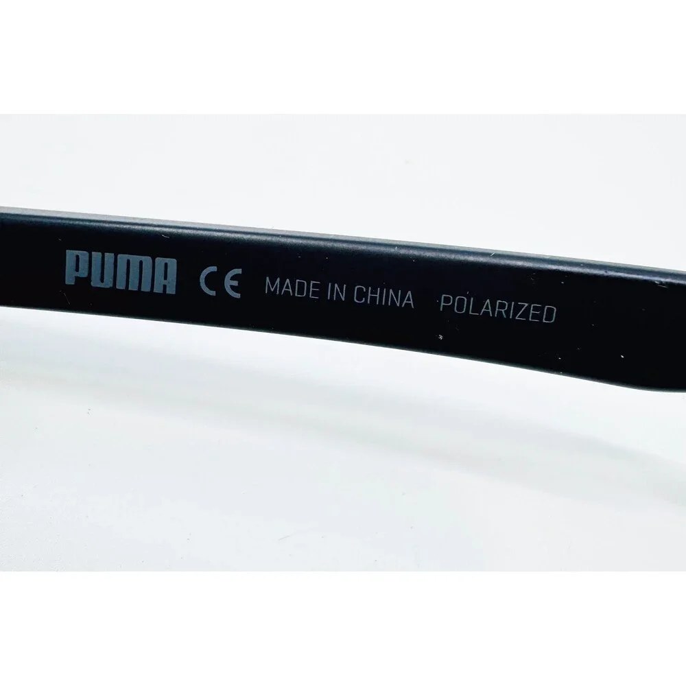 Puma Sunglasses Mens Black Polarized PE0044S 001 57-16-142